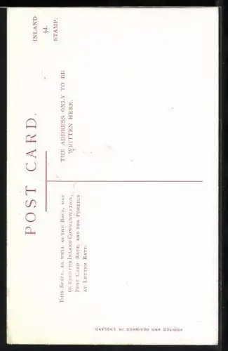 AK Worcester, Wappen u. Ornament-Rahmen