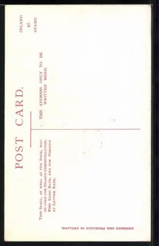 AK Birkenhead, Wappen u. Ornament-Rahmen