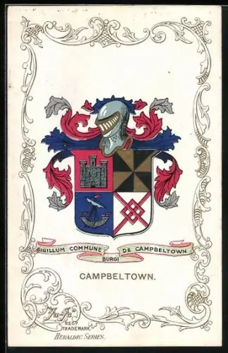 AK Campbeltown, Wappen u. Ornament-Rahmen