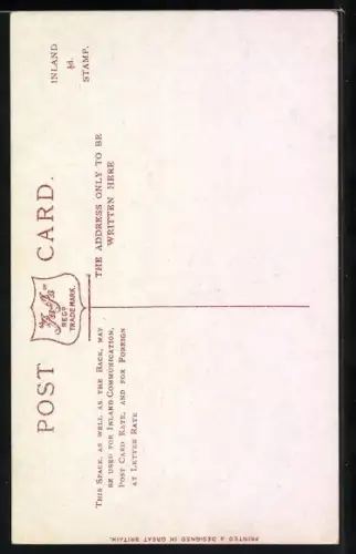 AK Jedburgh, Wappen u. Ornament-Rahmen