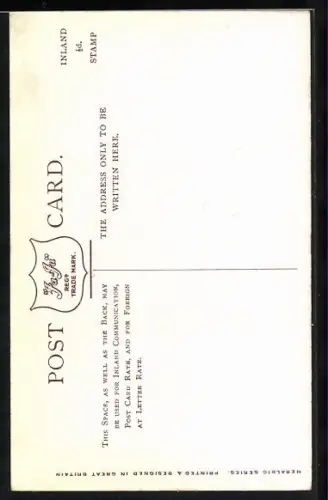 AK Ealing, Wappen u. Ornament-Rahmen