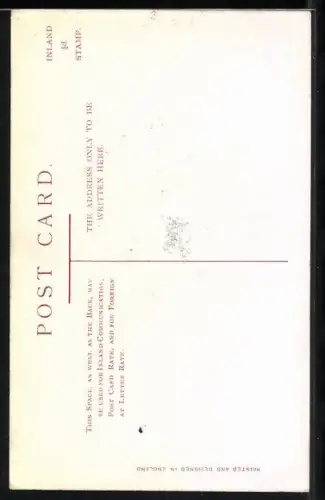 AK Isle of Wight, Wappen und Ornament-Rahmen