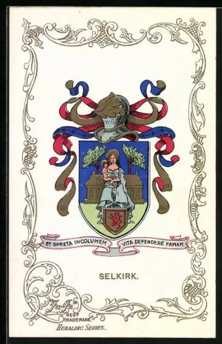 AK Selkirk, Wappen und Ornament-Rahmen