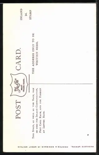 AK Largs, Wappen und Ornament-Rahmen