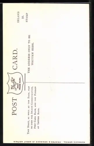 AK Harrow, Wappen und Ornament-Rahmen