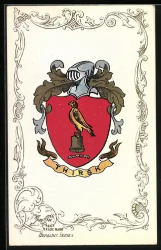 AK Thirsk, Wappen und Ornament-Rahmen