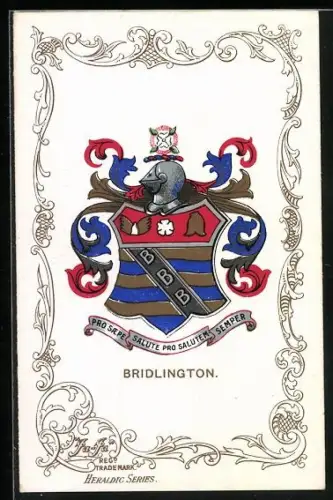 AK Bridlington, Wappen und Ornament-Rahmen