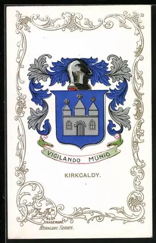 AK Kirkcaldy, Wappen und Ornament-Rahmen