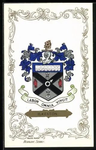 AK Ikeston, Wappen und Ornament-Rahmen