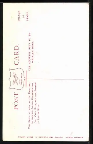 AK Market Drayton, Wappen und Ornament-Rahmen