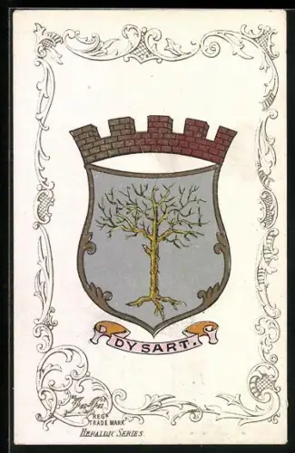 AK Dysart, Wappen und Ornament-Rahmen