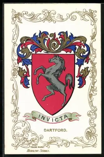 AK Dartford, Wappen und Ornament-Rahmen