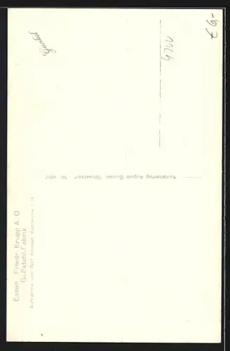 AK Essen, Friedrich Krupp A.-G. Gussstahlfabrik