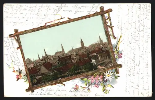 AK Essen / Ruhr, Ortsansicht aus der Vogelschau