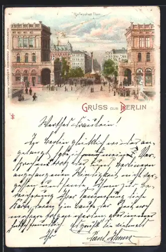 AK Berlin-Kreuzberg, Hallesches-Thor