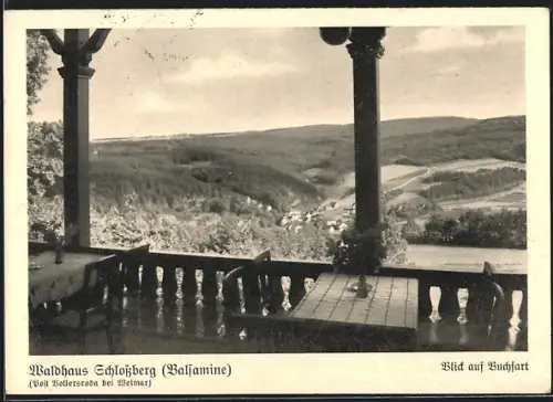 AK Buchfart /Weimar, Waldkaffe Balsamine beim Schlossberg