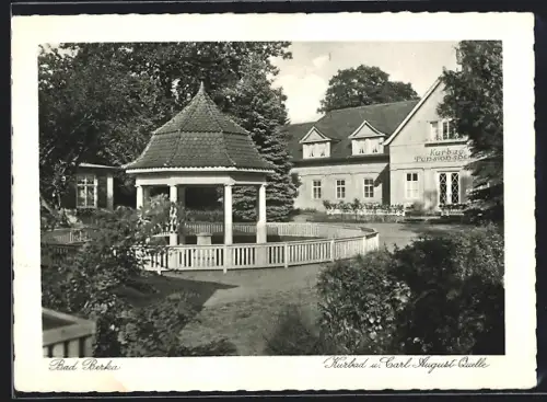 AK Bad Berka, Kurbad u. Carl-August-Quelle