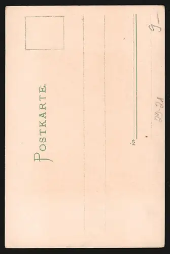 Seiden-Imitations-AK Berlin, Totalansicht der Siegessäule