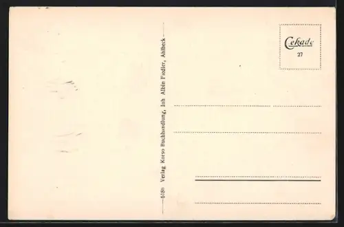 AK Ahlbeck / Ostseebad, Strandpartie, Segelboot