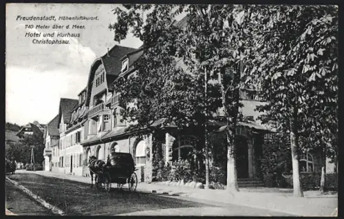 AK Freudenstadt, Hotel und Kurhaus Christophsbau