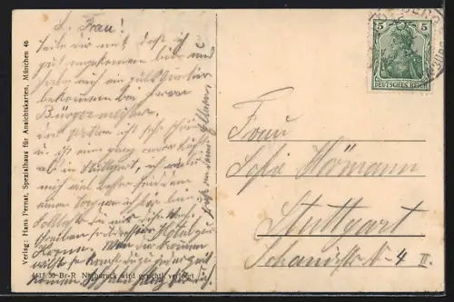 AK Schömberg /Schwarzwald, Totalansicht der neuen Heilanstalt