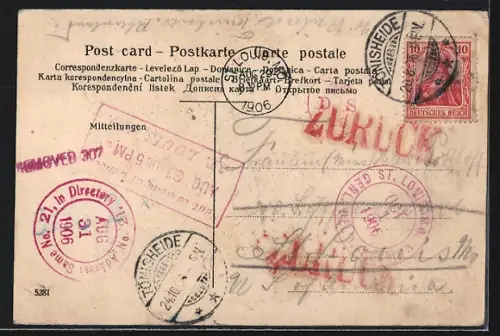 AK Essen a. d. Ruhr, 53 Genaralversammlung deutscher Katholiken 1906, Gesamtansicht der Münsterkirche