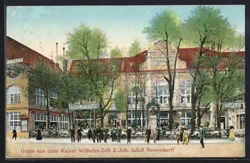 AK Berlin-Tiergarten, Gasthof Kaiser Wilhelm-Zelt 2