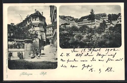 AK Tübingen, Stift und Uferhäuser