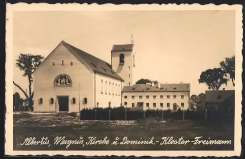 AK München, Albertus Magnus Kirche u. Dominik Kloster Freimann