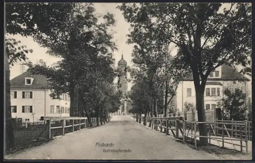 AK Aichach, Bahnhofstrasse
