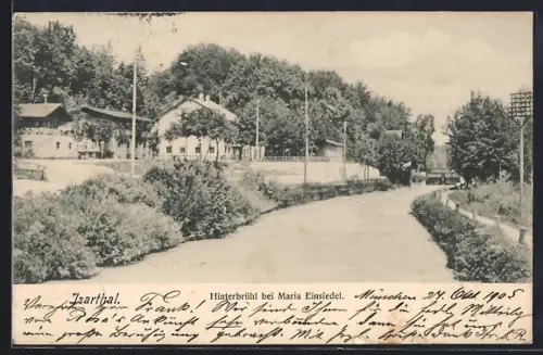 AK München-Thalkirchen, Gasthof Hinterbrühl bei Maria Einsiedel