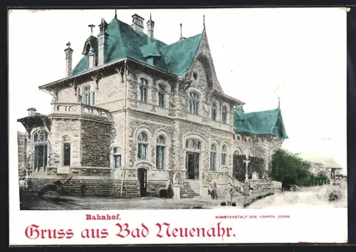 AK Bad Neuenahr, Bahnhof von Aussen