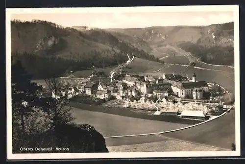 AK Beuron, Ortschaft von weitem gesehen