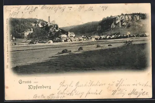 AK Kipfenberg, Panoramablick auf die Stadt