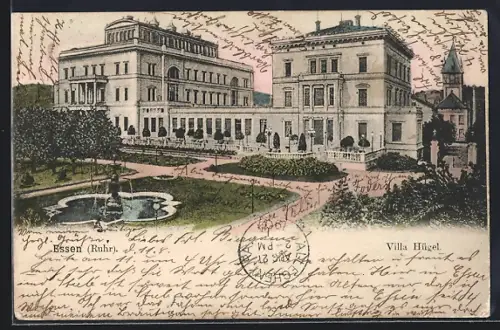 AK Essen /Ruhr, Villa Hügel
