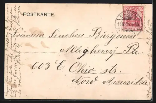 AK Essen /Ruhr, Villa Hügel