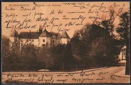 AK Glücksburg, Eingang zum Schloss