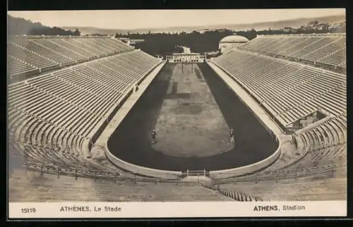 AK Athènes, Le Stade, Blick in das Stadion