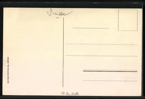 AK Postkutsche befährt die Furkastrasse vor dem Rhonegletscher