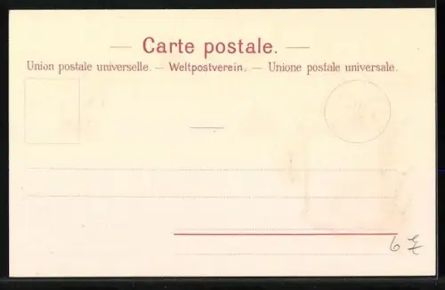 AK Erste Briefmarken aus der Schweiz, Wappen von Zürich