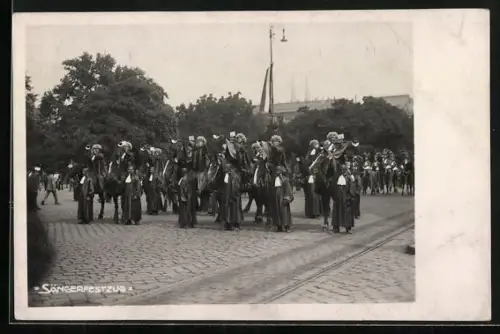 AK Wien, X. Deutsches Bundes Sängerfest, Sängerfestzug
