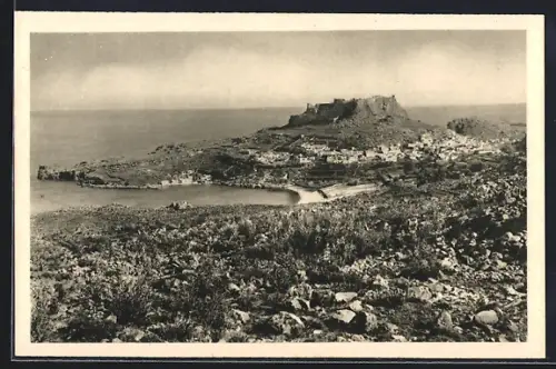 AK Lindo, Veduta d`insieme della città e del Castello / Acropoli