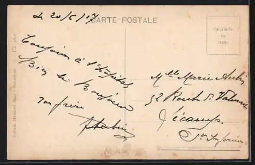 AK Salonique / Saloniki, Partie am Justizpalast