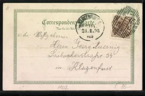 Lithographie Selzthal, Hotel Huber, Kirche, Ortsansicht