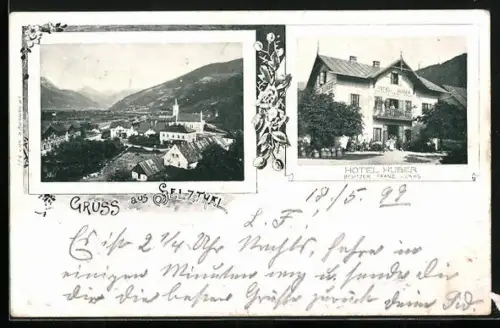 AK Selzthal, Totalansicht, Hotel Huber