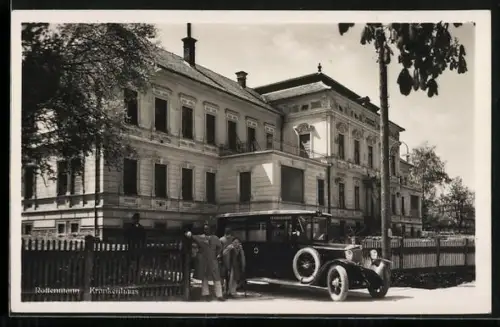 AK Rottenmann, Krankenhaus mit Krankenwagen