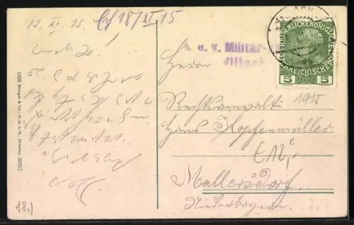 AK Villach, Villen in der Peranstrasse