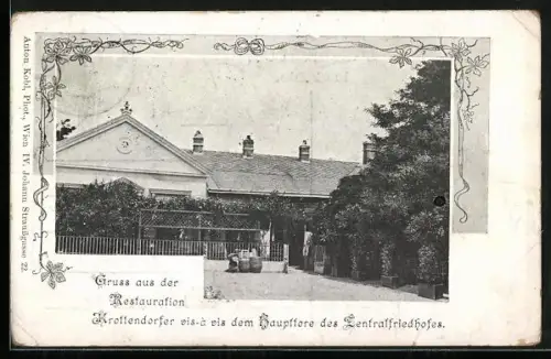 AK Wien, Restauration Krottendorfer am Zentralfriedhof