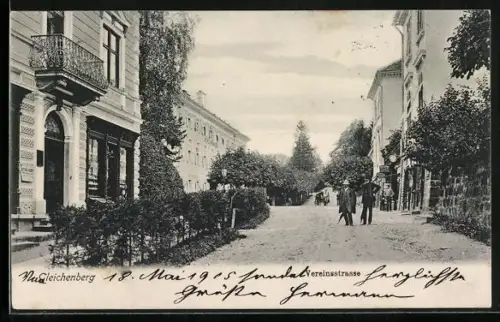 AK Gleichenberg, Passanten in der Vereinsstrasse