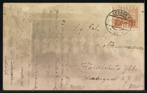 Foto-AK Leoben, Fussballmannschaft AAC Leoben siegreich mit 2:0 gegen Redstar Knittelfeld